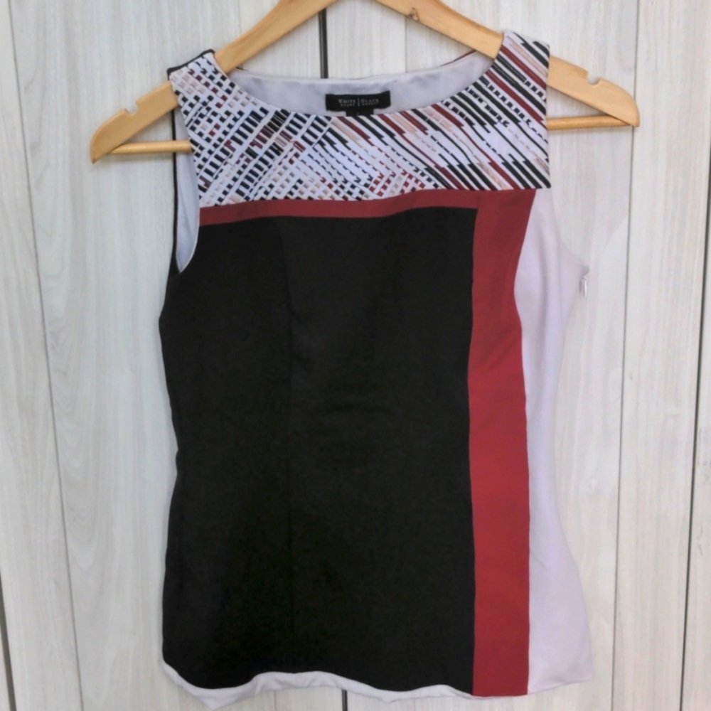 WHBM Embroidered Detail Top - Size 0